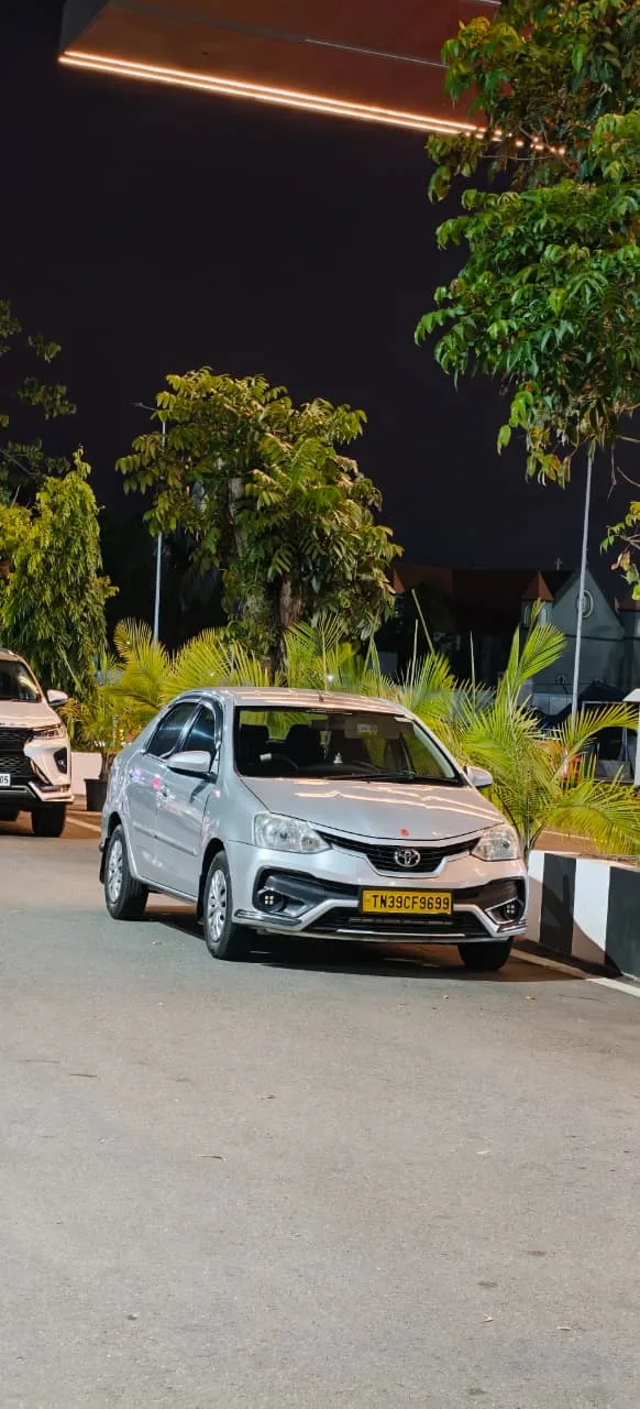 Toyota Etios taxi service in Kanyakumari — Toyota Etios View 1